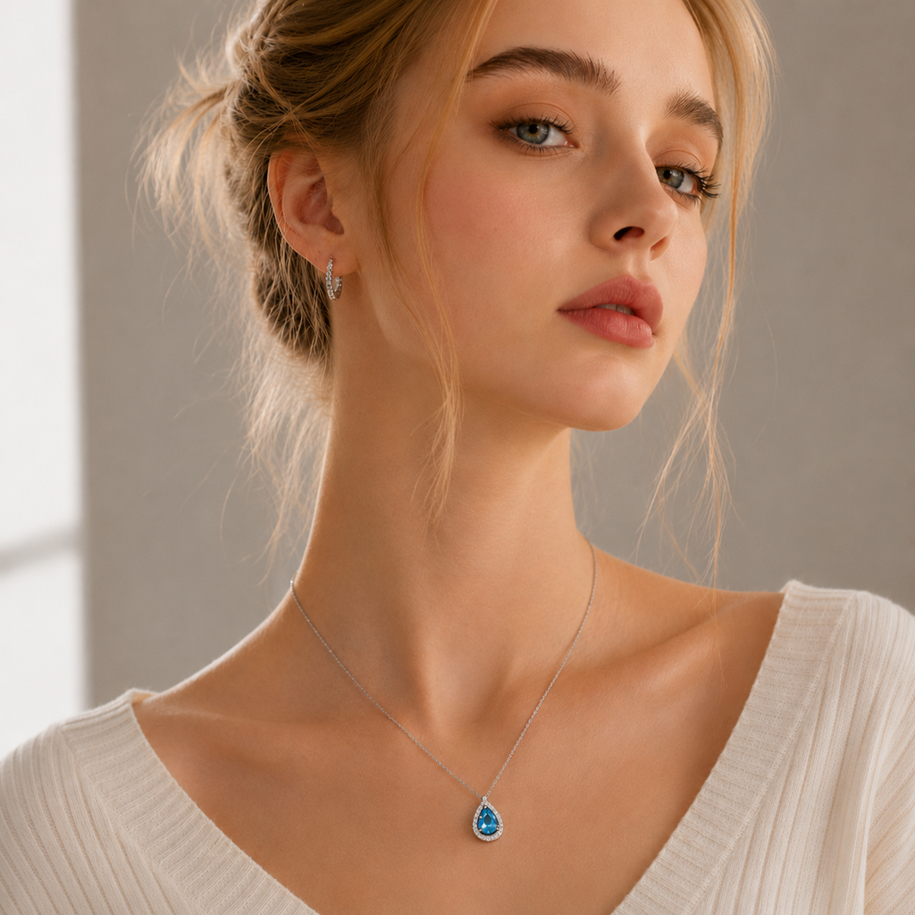 Aqua Lumière Necklace
