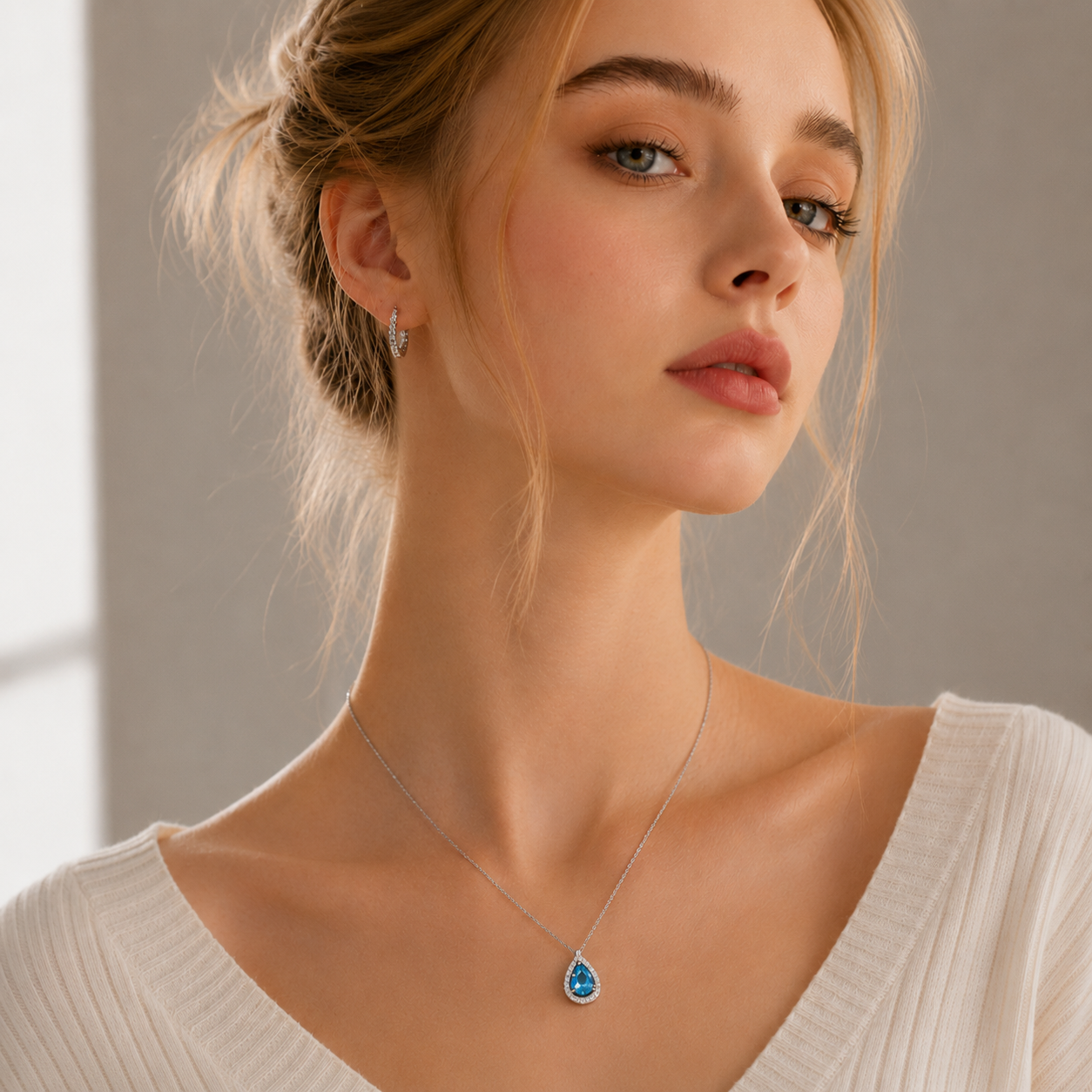 Aqua Lumière Necklace