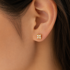 Lunelle Pearl Petal Studs