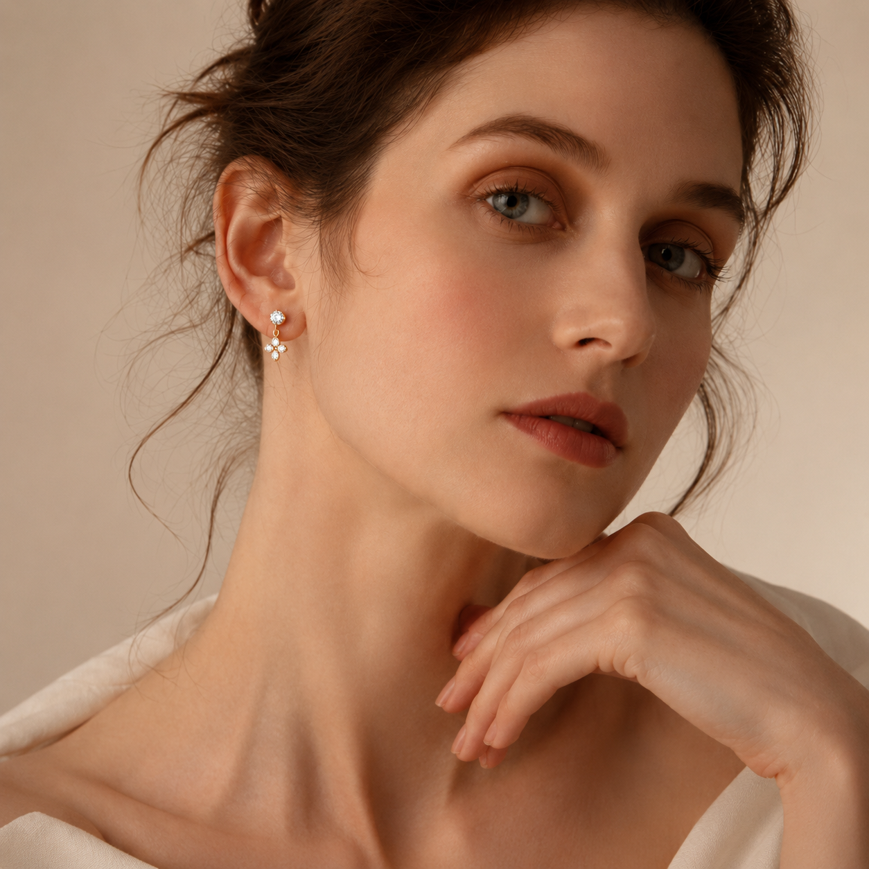 Étoile Clover Drop Earrings