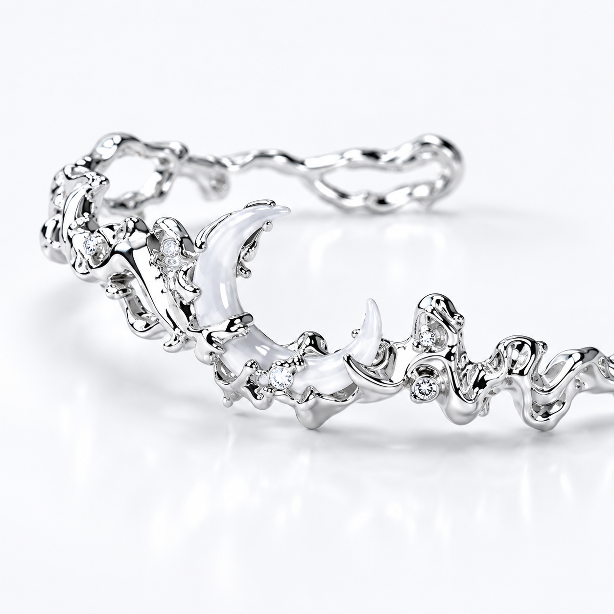 Lunara Eclipse Cuff Bracelet