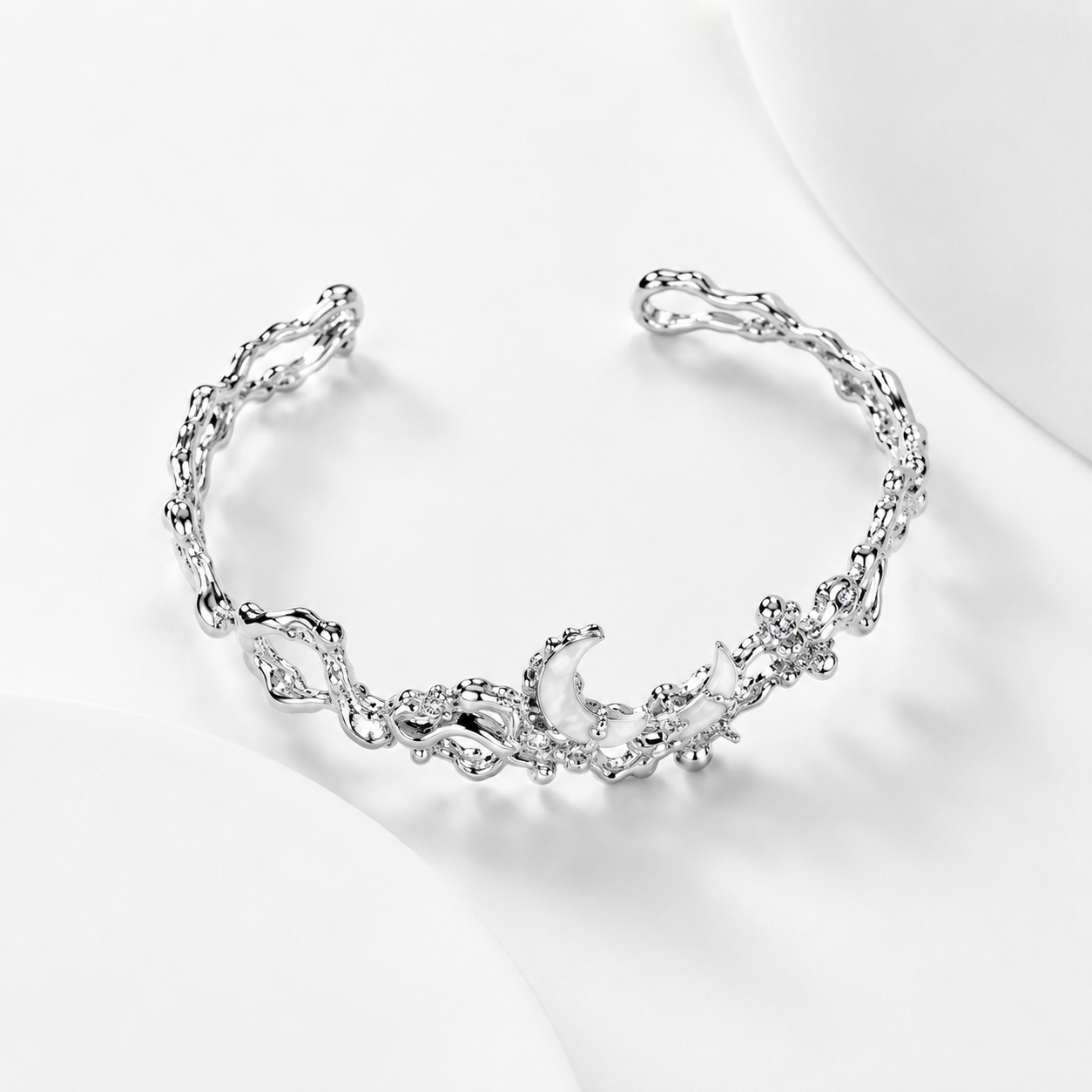 Lunara Eclipse Cuff Bracelet